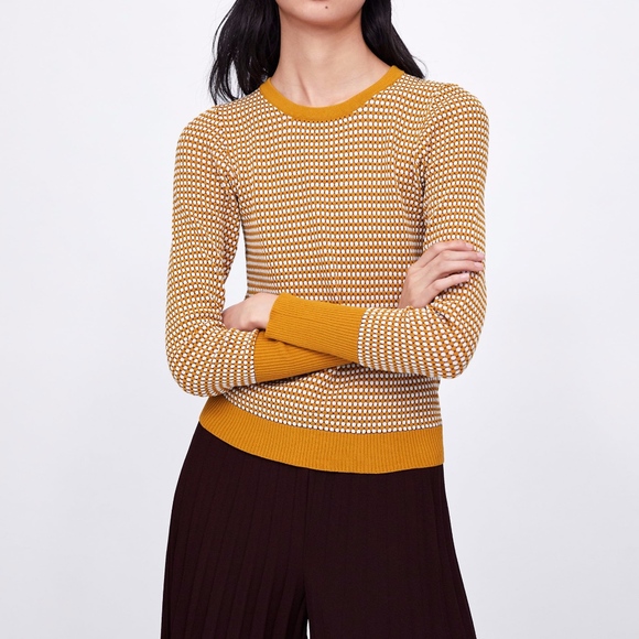 textured sweater zara